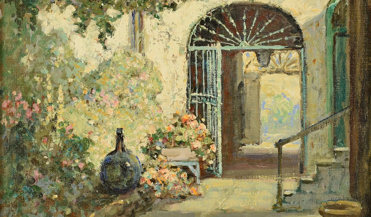 Abbott Fuller Graves-5-Cortile di New Orleans